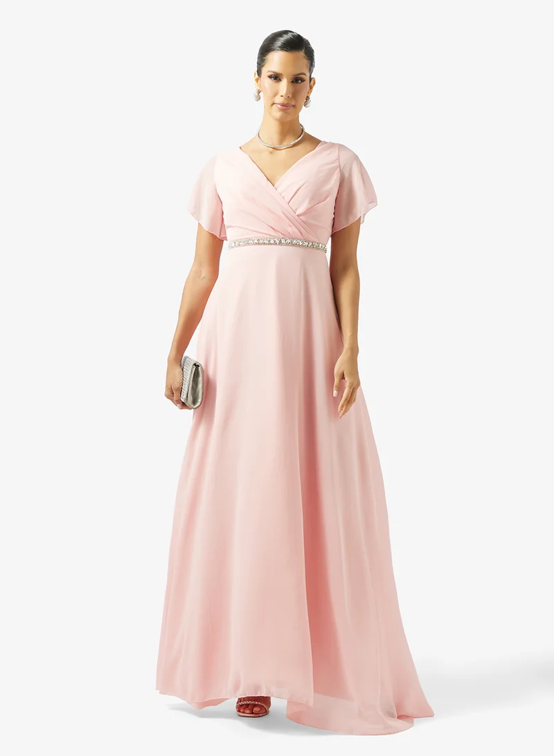 Ella Limited Edition  Flutter Sleeves Bridsemaid Dress for Women | Best Price UAE